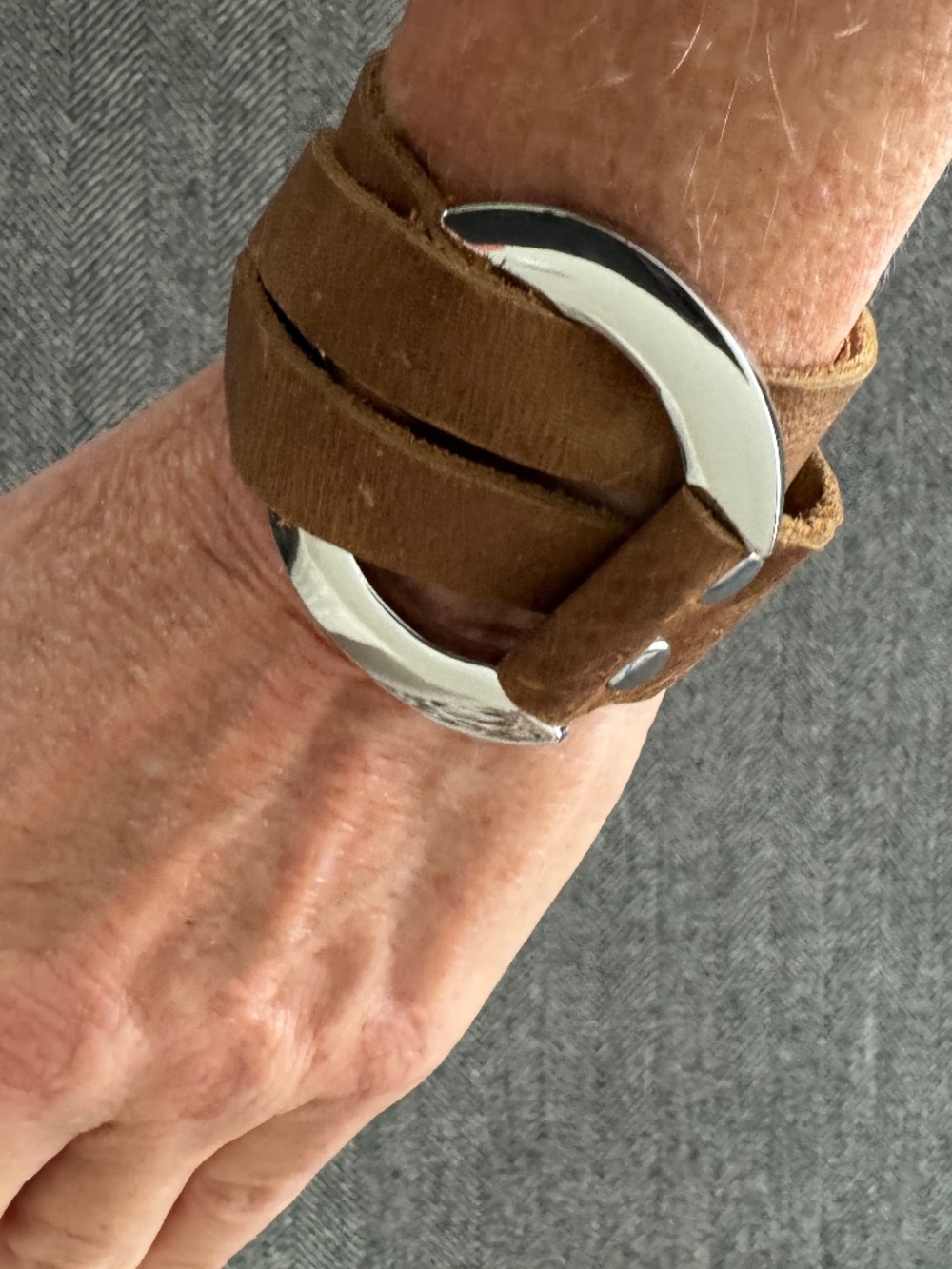 COLLEEN POITRAS, STRIKING BUTTER SOFT, DOUBLE LEATHER WRAP BRACELET